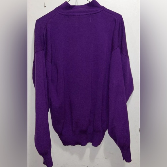 Ossi Skiwear vintage purple sweater L - Picture 2 of 2